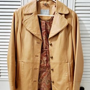 Juliet michelle leather trench